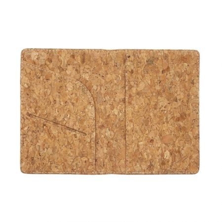 コルク製パスポートカバー