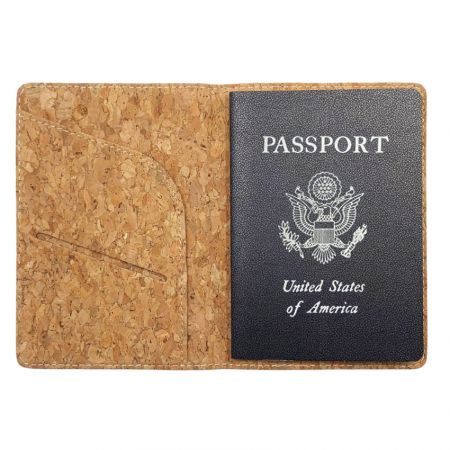 Portapasaporte de corcho - Funda de pasaporte personalizada