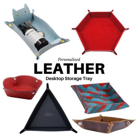 Khay tổ chức da tùy chỉnh - Khay valet da tùy chỉnh