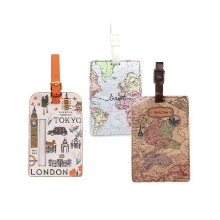 thẻ túi da in tùy chỉnh