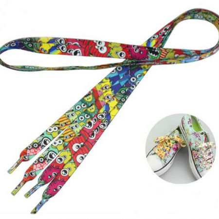 dây giày in hình cho trẻ em