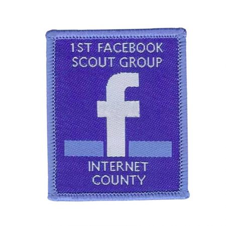 huy hiệu nhóm hướng đạo sinh dệt tùy chỉnh