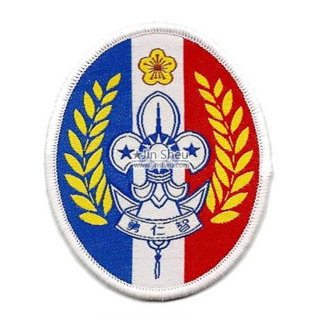 personalized cheap woven boy scout patches