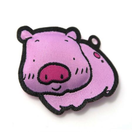 Pig Fabric Padded Charm