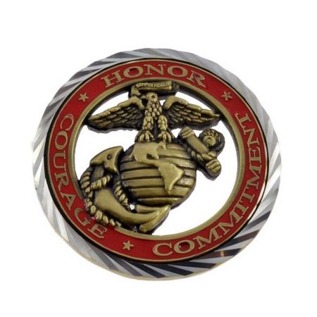 亜鉛合金の切り抜きミリタリーチャレンジコイン - カスタムカットアウトミリタリーチャレンジコイン