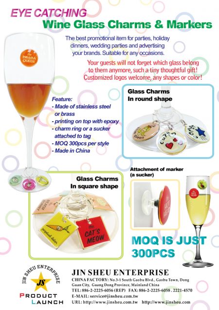 Segnalibri personalizzati per vino e segnaposti per bicchieri