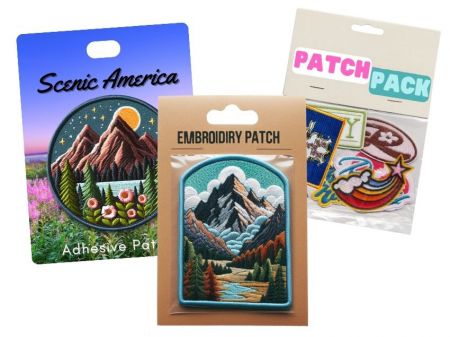 Embroidery Patch Packaging - Individual OPP Bag Embroidery Patches