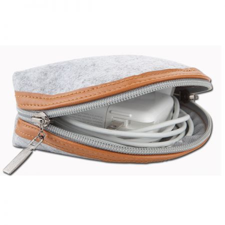 túi đựng phụ kiện điện thoại di động từ vải nhung