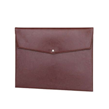 Wholesale Leather Business Clutch - Business PU Leather Envelope Document File Bag