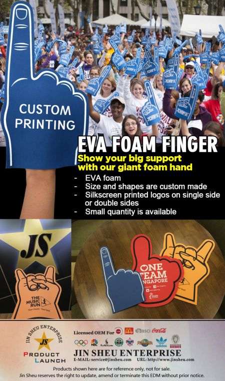 Cheering EVA Foam Finger - Cheering EVA Foam Finger