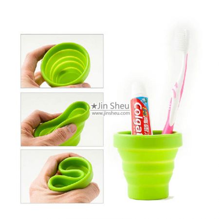 custom floding silicone cups