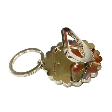 wholesale zinc alloy bottle opener keyring