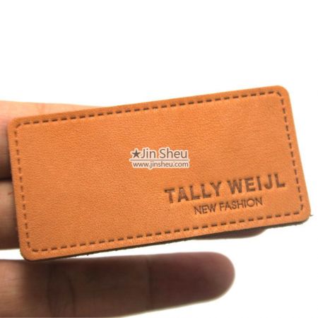 personalized leather labels