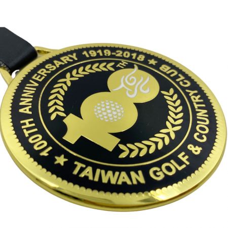 etichetta personalizzata per borsa da golf in smalto duro