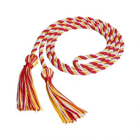 Custom College Honor Cords - Solid Color Royal Blue Honor Cord