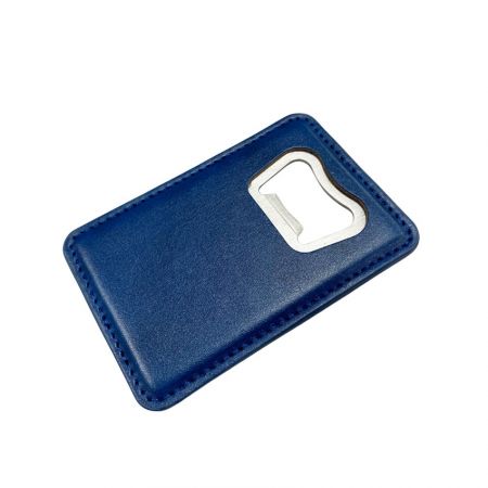 カスタムロゴのビールフェスティバル用レザーボトルオープナーギフト