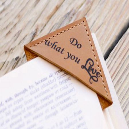 custom made leather bookmarks