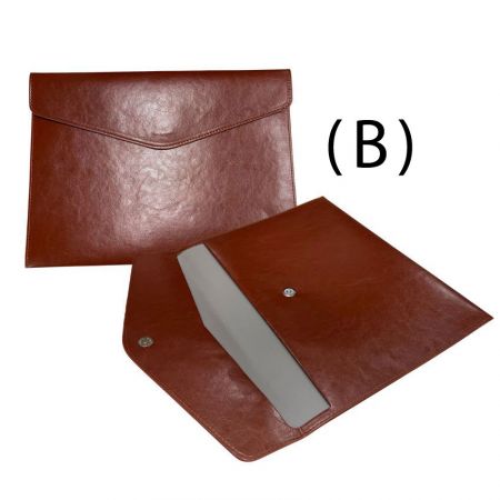 Bìa tài liệu da với kiểu bóng