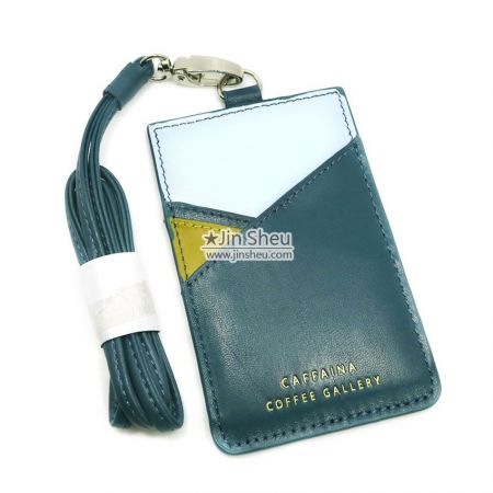 Leather Badge Card Holder