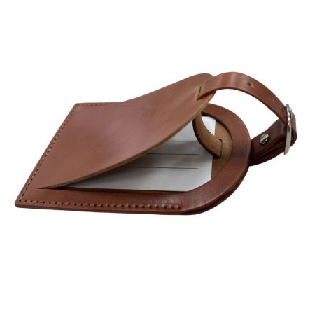 wholesale faux leather luggage tag