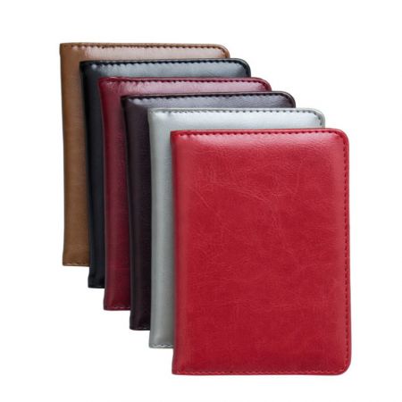 personalized PU leather passport holders