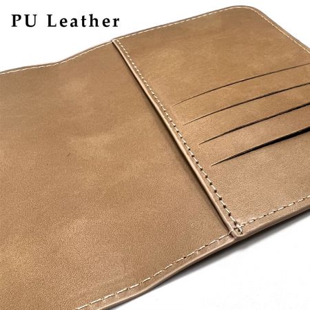 custom PU leather passport holder