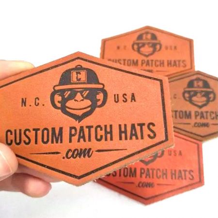 custom leather patch label maker