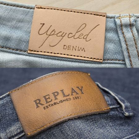 tilpassede læderpatches til jeans