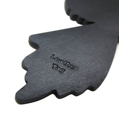 custom design leather bag tags