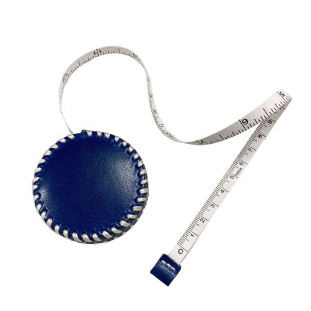 stylish and sturdy leather tape measure