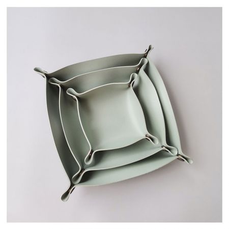 맞춤형 인조 가죽 발레트 쟁반