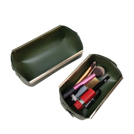 개인화 로고 PU 가죽 바닥함