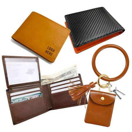 Leather Wallets - wholesale custom branded leather wallets and leather hand purses