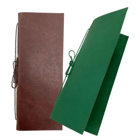 Porte-menu de liste de vins en cuir personnalisé - Couvertures de liste de vins en cuir premium en vrac