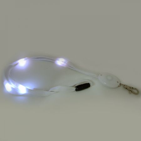 tilpasset nøglesnor med blinkende LED-lys