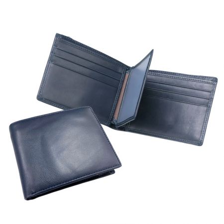 custom leather men wallet