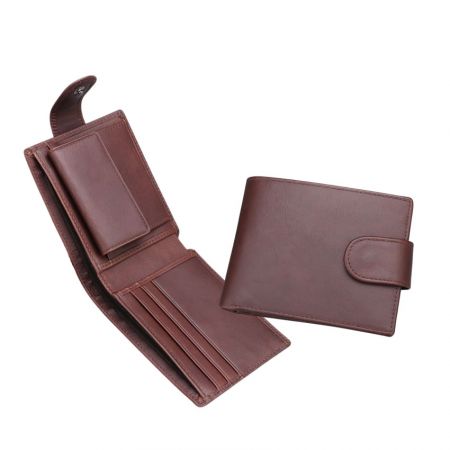 wholesale PU leather short wallet