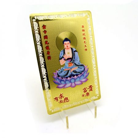 custom buddha gold cards