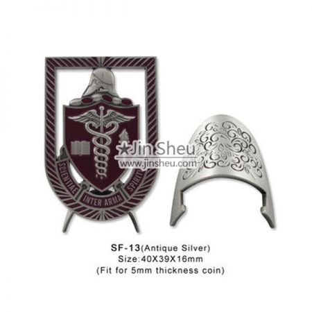 아연 합금 동전 디스플레이 스탠드