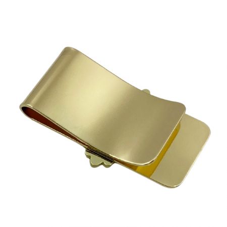 pince à billets en métal personnalisée avec 104 attaches à l'arrière