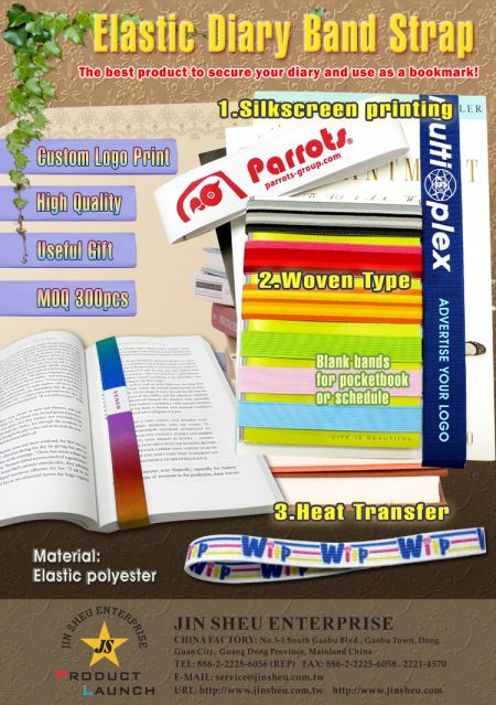 Faixa elástica para diário