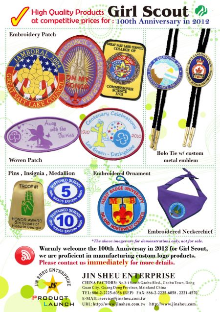 Tilpassede produkter til pigespejdere