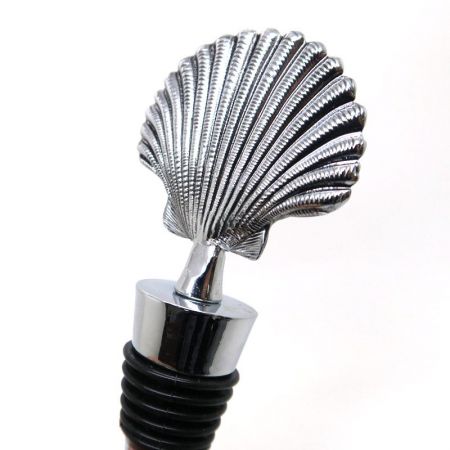 จุดหยุดขวดไวน์เป็นเปลือกหอยทะเลคุณภาพดี