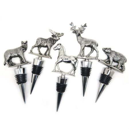 wholesale animal wine stoppers