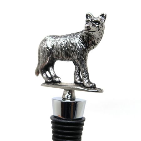 늑대 와인병 스토퍼