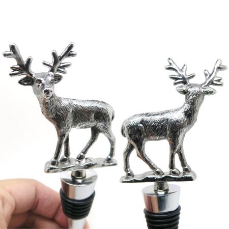 금속 귀여운 사슴 와인 스토퍼