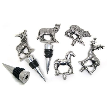 ปิดขวดไวน์สัตว์บนพื้นที่ - ปิดขวดไวน์สัตว์บนพื้นที่