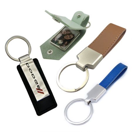 Ready Made Leather Keychains - Wholesale Existing Leather Keychains