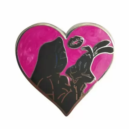 Niestandardowe emaliowane przypinki z efektem perłowym