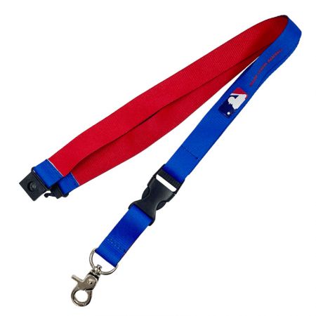 Dual Background Colored Polyester Lanyard